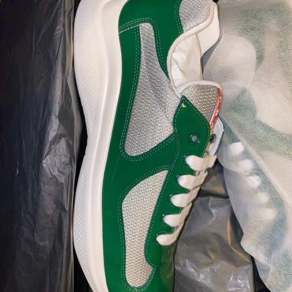 Men Prada Cup Sneakers. Brand new never worn, size 8 but fits like a size 10 - Picture 9 of 14